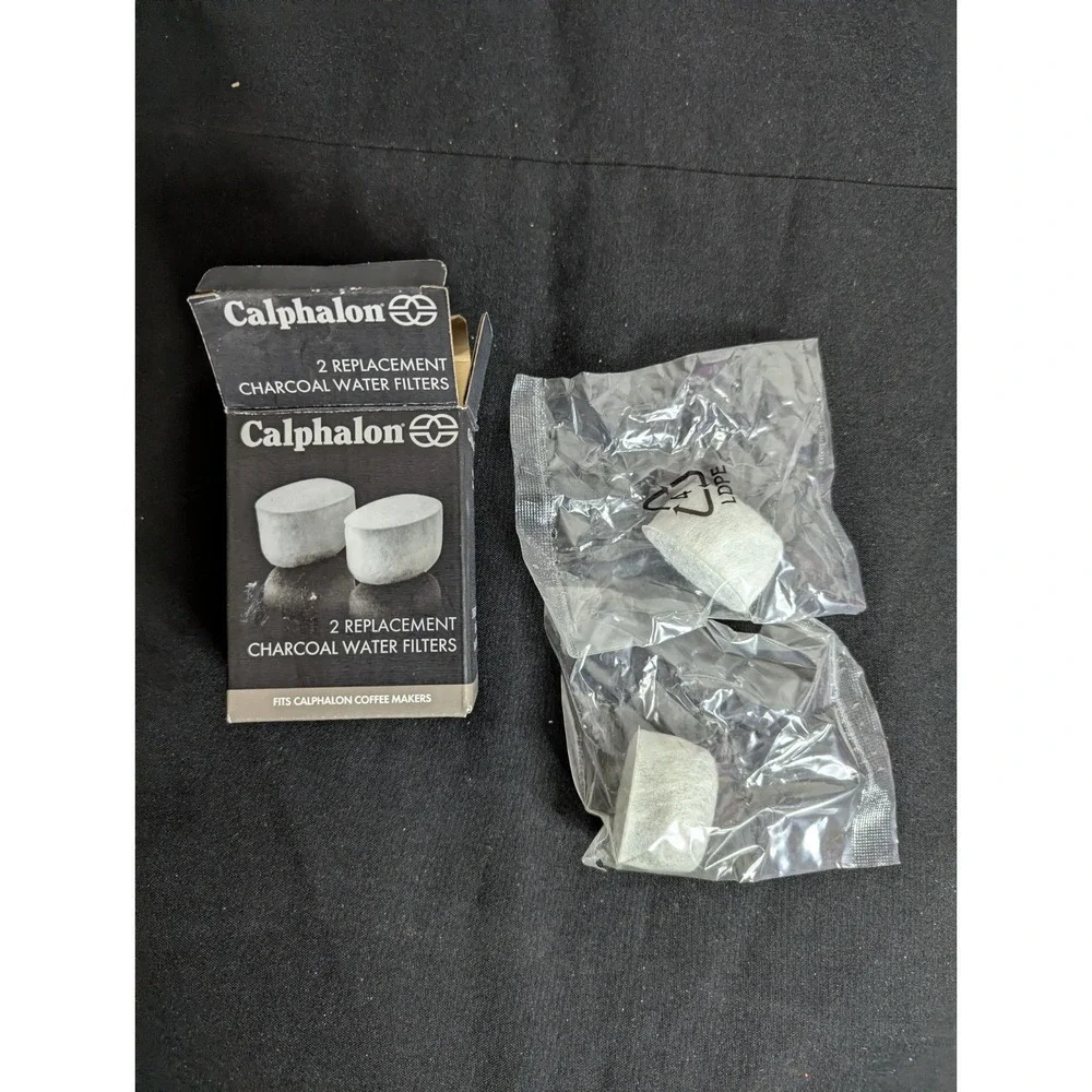 Calphalon 2 replacement Charcoal water‎ filters for coffee makers HE120WFAC NEW